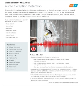 Audio Exception Detection in Caldwell,  TX